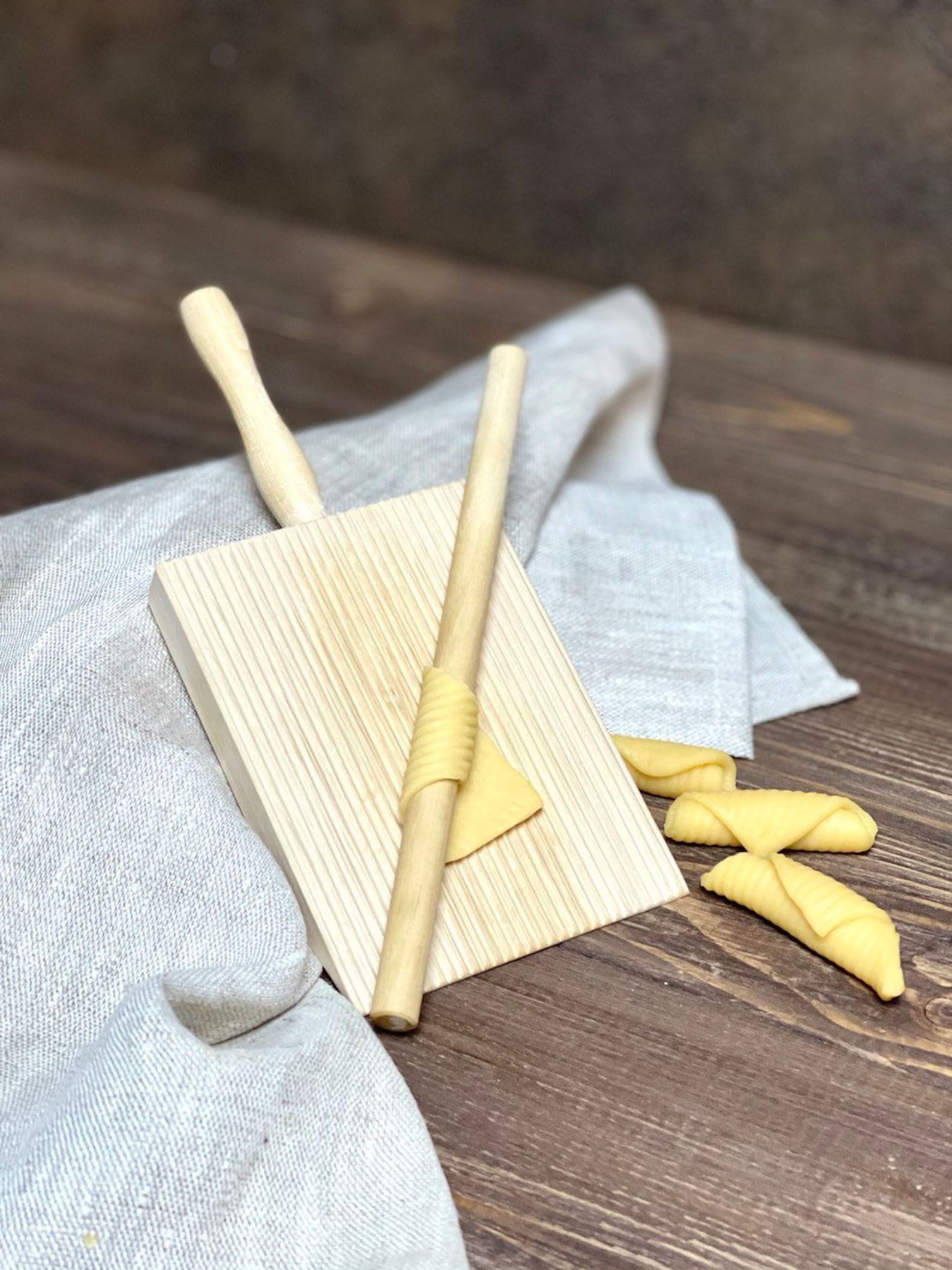 Planche De Gnocchis Planches à Gnocchi Pagaie à Gnocchis En Bois Planche De Pâtes Acaronis