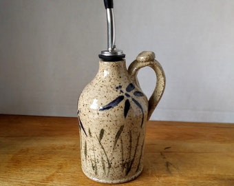 Pottery Olive Oil Dispenser/Cruet