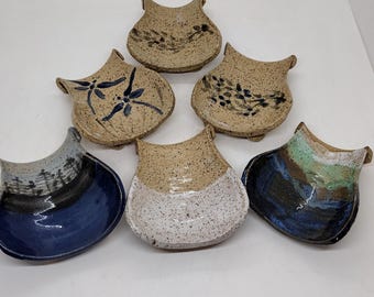 Hand Crafted Stoneware Spoon Rest