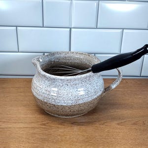 Hand-Thrown Stoneware Batter Bowl Mixing Bowl