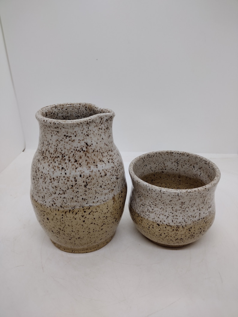 RIchmanPottery Bedside Water Carafe with Cup - Thumbnail 4