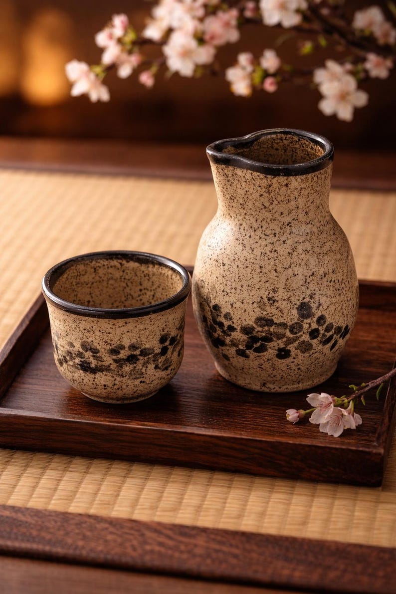 RIchmanPottery Bedside Water Carafe with Cup