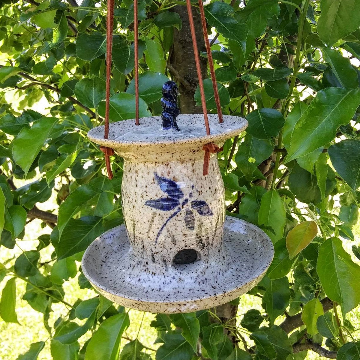 Pottery Birdfeeder - Etsy