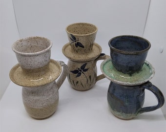 Pour Over Coffee Slow Dripper Manual Brew with 12 oz Mug Set