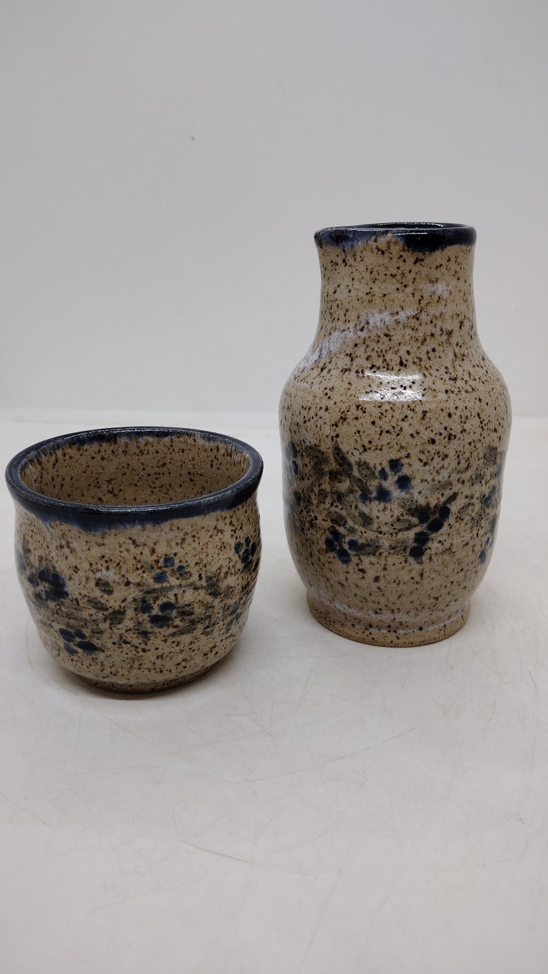 RIchmanPottery Bedside Water Carafe with Cup - Thumbnail 5