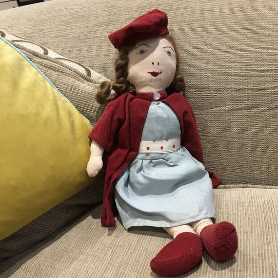 Hand Made Rag Doll Boudoir Doll Hand Made Rag Doll Boudoir Doll