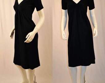 1970s Rudi Gernreich Column Gown Black/Small