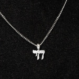 Collar Mini Chai plata 925 unisex