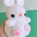 Sitting Bunny Plush Crochet PATTERN! Amigurumi Rabbit Plushie Toy - Etsy