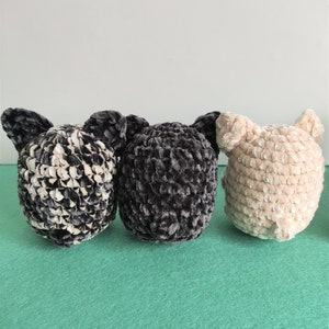 Frenchie Bulldog Buddies Plush Keychain Crochet PATTERN Peluche Amigurumi Carlin image 8