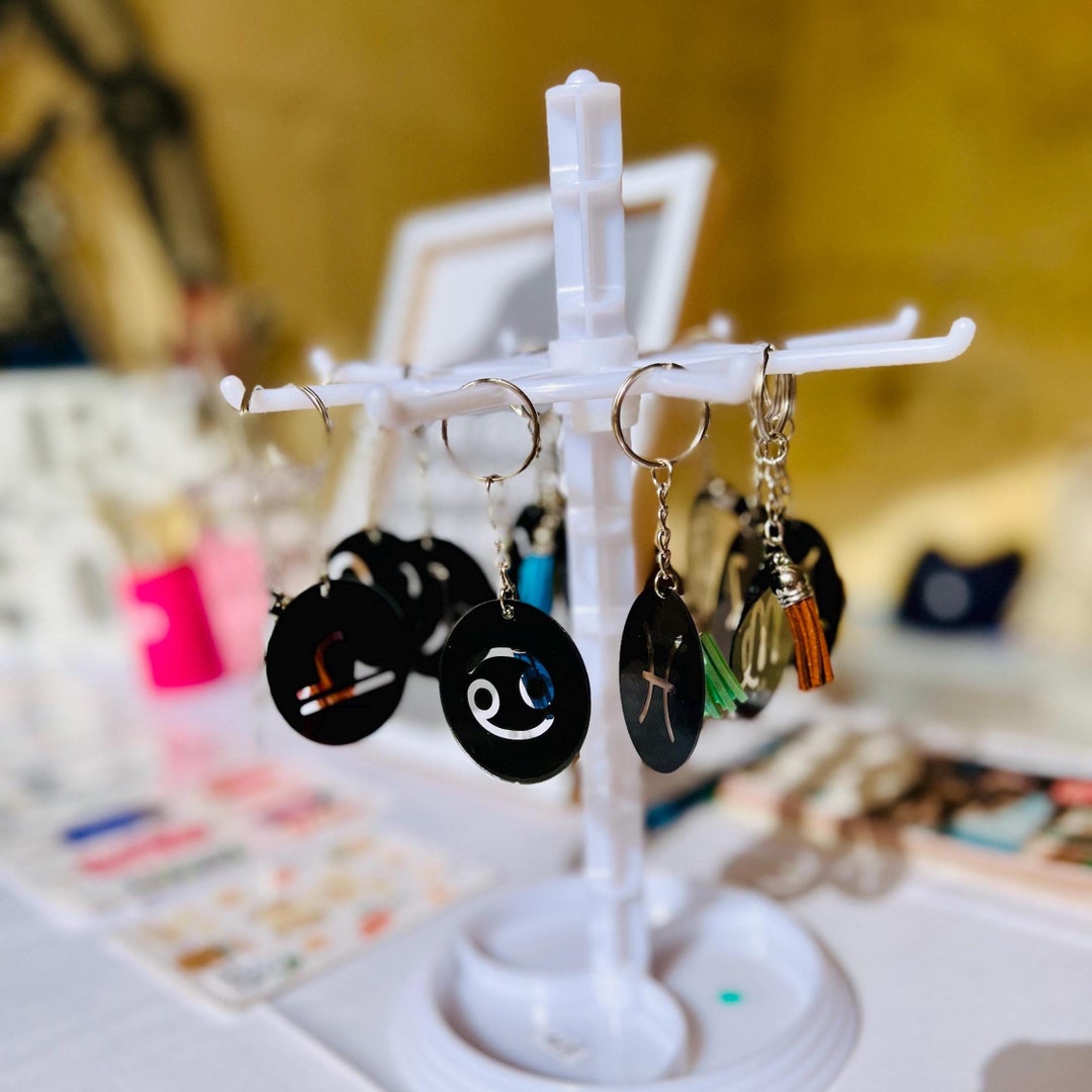 Zodiac Sign Keychain: Personalized Astrology Gift - Etsy