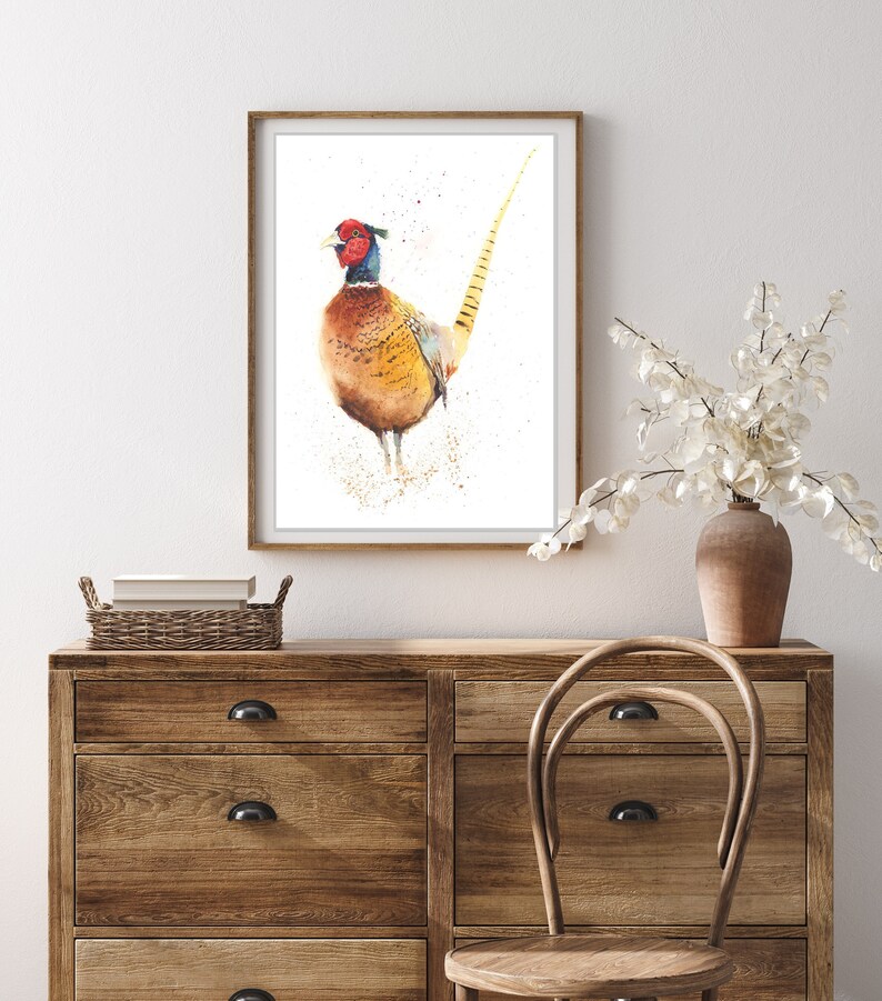 PHEASANT print watercolour