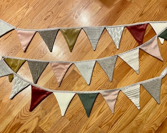 Custom Designed Fabric Pennant Banner - Made to Order in Collaboration with You!