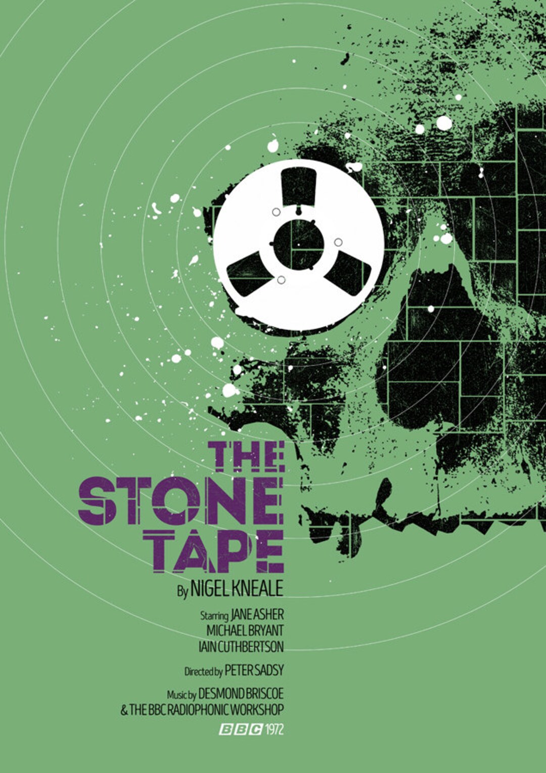 THE STONE TAPE Original Design A3 Poster Print Etsy UK