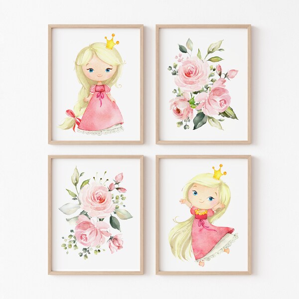 Princess Wall Art Etsy