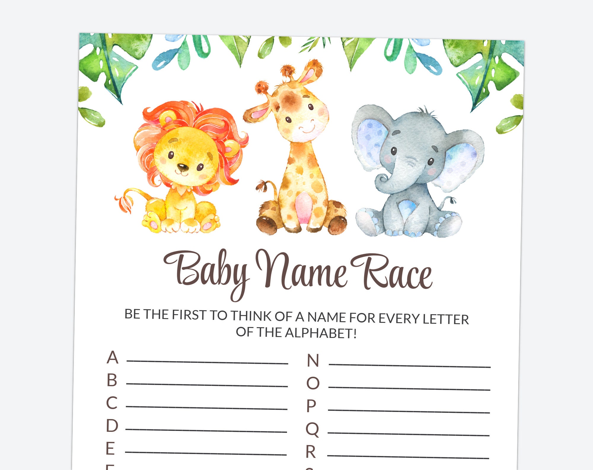 safari baby names