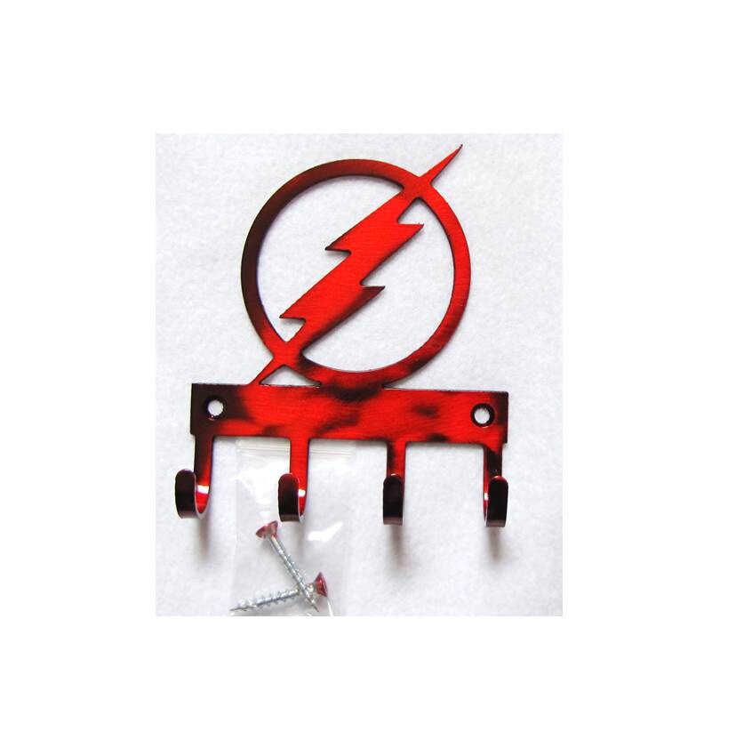 METAL FLASH Wall Hooks Justice League Superhero Hooks Marvel Etsy