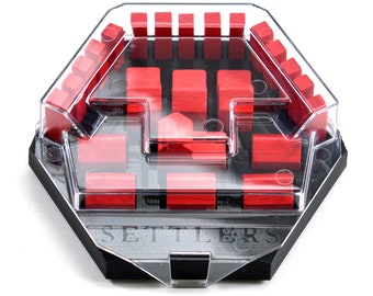 Settlers Piece Holder/Organizer (Set of 2, 4, or 6) - Black + Optional Cover