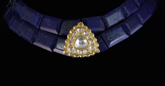 Blue Lapis Kundan Choker