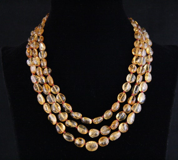 Citrine Quartz Necklace