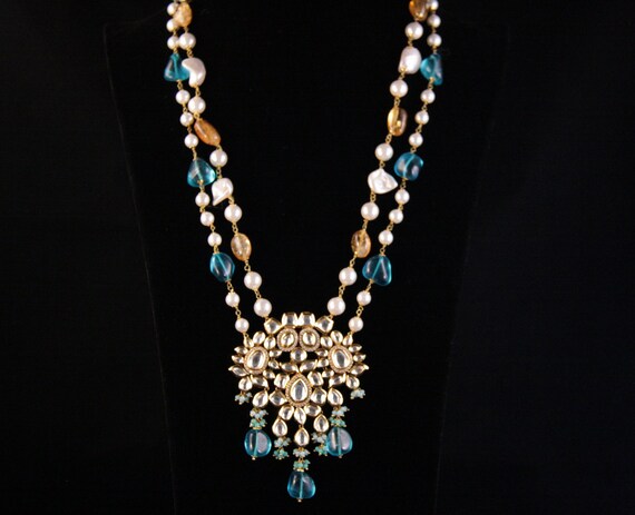 Pearl and Kundan Long Haar