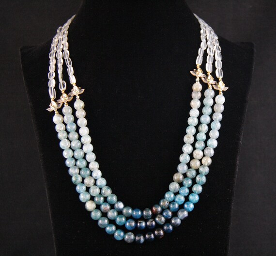 Blue Agate Necklace