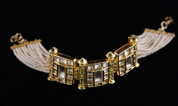 Gold Kundan Bracelet
