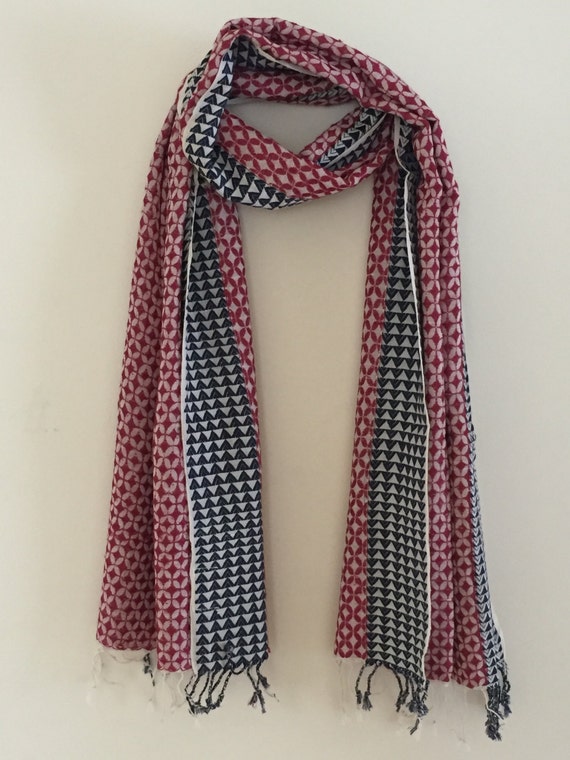 ERI Silk and Cotton Stole / Mother's Day Gift / Fashion Scarf