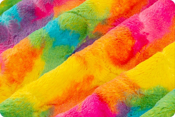 Rainbow minky hotsell
