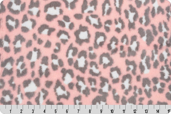 PINK LEOPARD SEAL Luxe Minky - Shannon Luxe Cuddle Minky