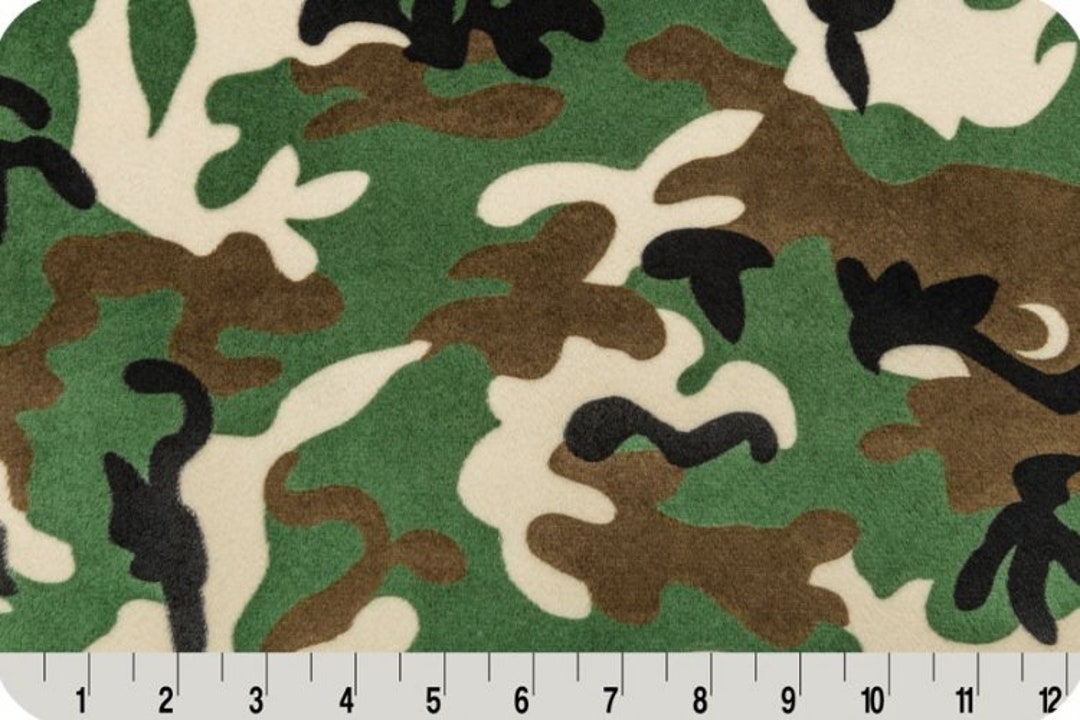 Camouflage Minky main image 1