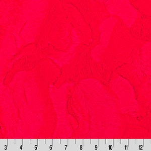 NEON FIERCE HIDE - Pink Shannon Luxe Cuddle Minky Neon Fierce Hide - Neon Pink Shannon Luxe Cuddle Minky - Neon Fierce Hide Luxe Cuddle