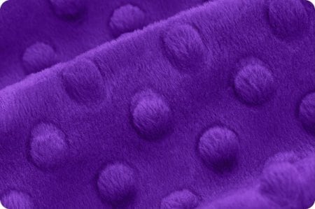 PURPLE DIMPLE MINKY - Purple Shannon Cuddle Dimple Dot Minky - Purple ...