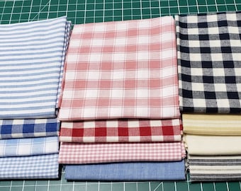 HOMESPUN FABRIC Fat Quarters DUNROVEN House (12) - Dunroven House - 12 Fat Quarters - Complete Collection - Ready to ship today!!!