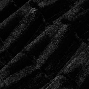 Black Oxford Luxe Minky Fabric - Black Shannon Luxe Cuddle Minky Black Oxford - Shannon Luxe Cuddle Minky Black Oxford Luxe Cuddle Minky immagine 2