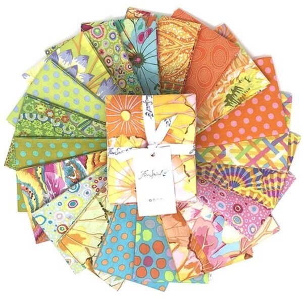 KAFFE FASSETT PARAKEET Fat Quarters (20) - Kaffe Fassett - for Free Spirit - 20 Fat Quarters - Complete Collection - Ready to ship today!!!