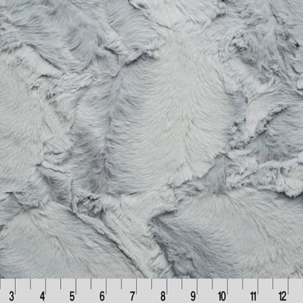Silver Hide Luxe Minky Fabric - Shannon Luxe Cuddle Minky Silver Hide - Shannon Luxe Cuddle Minky - Silver Hide Luxe Cuddle Minky