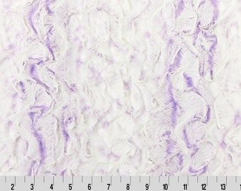 LAVENDER SNOWY OWL Luxe Minky Fabric - Shannon Luxe Cuddle Minky Lavender Purpley Snowy Owl Shannon Luxe Cuddle Minky Snowy Owl Lavender