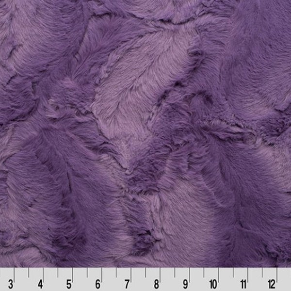 Violet Hide Luxe  Minky Fabric - Shannon Luxe Cuddle Minky Violet Hide -  Purple Shannon Luxe Cuddle Minky - Violet Hide Luxe Cuddle Minky