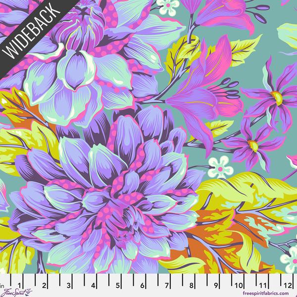HELLO DAHLIA - COSMIC - Tula Pink Wideback Quilt Fabric Hello