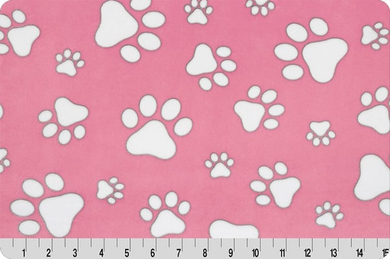 Pink Solid Minky Fabric