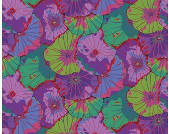 Kaffe Fasset WideBack Quilt Fabric 108 Inch Wide Fabric Lotus Leaf Wide Back Kaffe Fassett WideBack Quilt Backing Purple Lotus 108