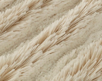 FROSTED SHAGGY SAND Minky - Shannon Luxe Cuddle Frosted Shaggy Minky Sand - Beige Shaggy Minky Frosted Sand Shaggy Cuddle