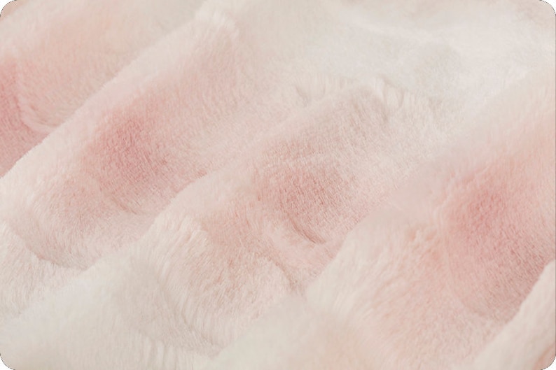 ROSEWATER ANGORA MINKY - Shannon Luxe Cuddle Minky Rosewater Angora ...