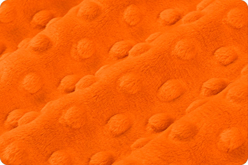 ORANGE DIMPLE MINKY - Shannon Orange Dimple Minky - Shannon Orange ...