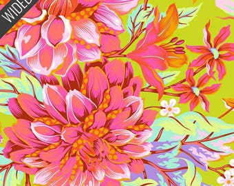 HELLO DAHLIA - LUNAR - Tula Pink Wideback Quilt Fabric Hello
