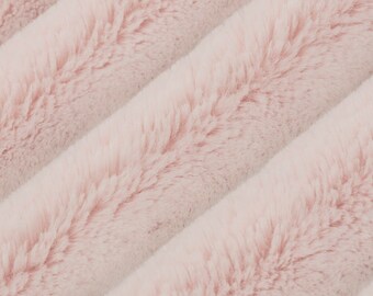 ROSEWATER FROSTED Baby Seal - Pink Frosted Baby Seal Shannon Luxe Cuddle Minky Rosewater Baby Seal Frosted Cuddle Minky - Pink Frosted