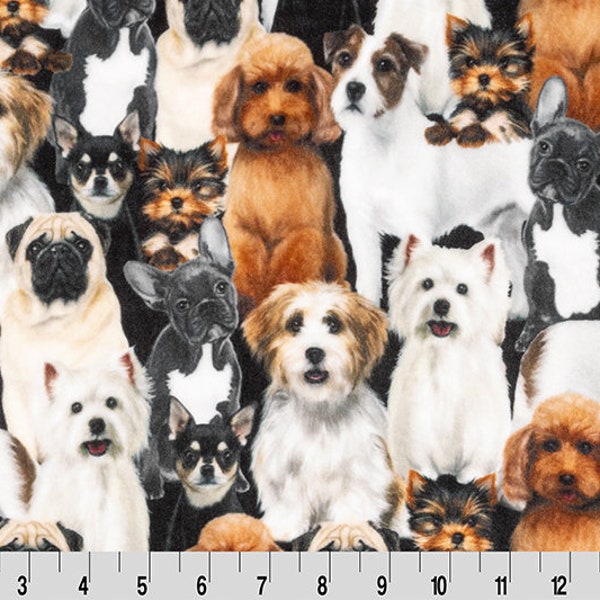 Dog Fabric Panels Etsy