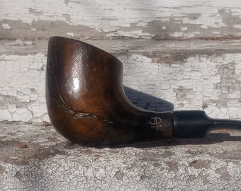 Danish Style Tobacco Pipe, Carved from Spalted Maple