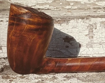 Large "Live Edge" Smoking Pipe - Tobacco Pipe